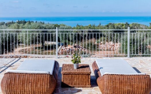 Tradizionale villa in pietra nel villaggio di Markoulata vicino a Fiscardo